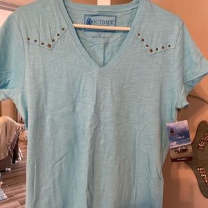 Outback, coastal blue, shirt sleeve, western